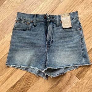 NWT Madewell The Perfect Jean Short - Size 27